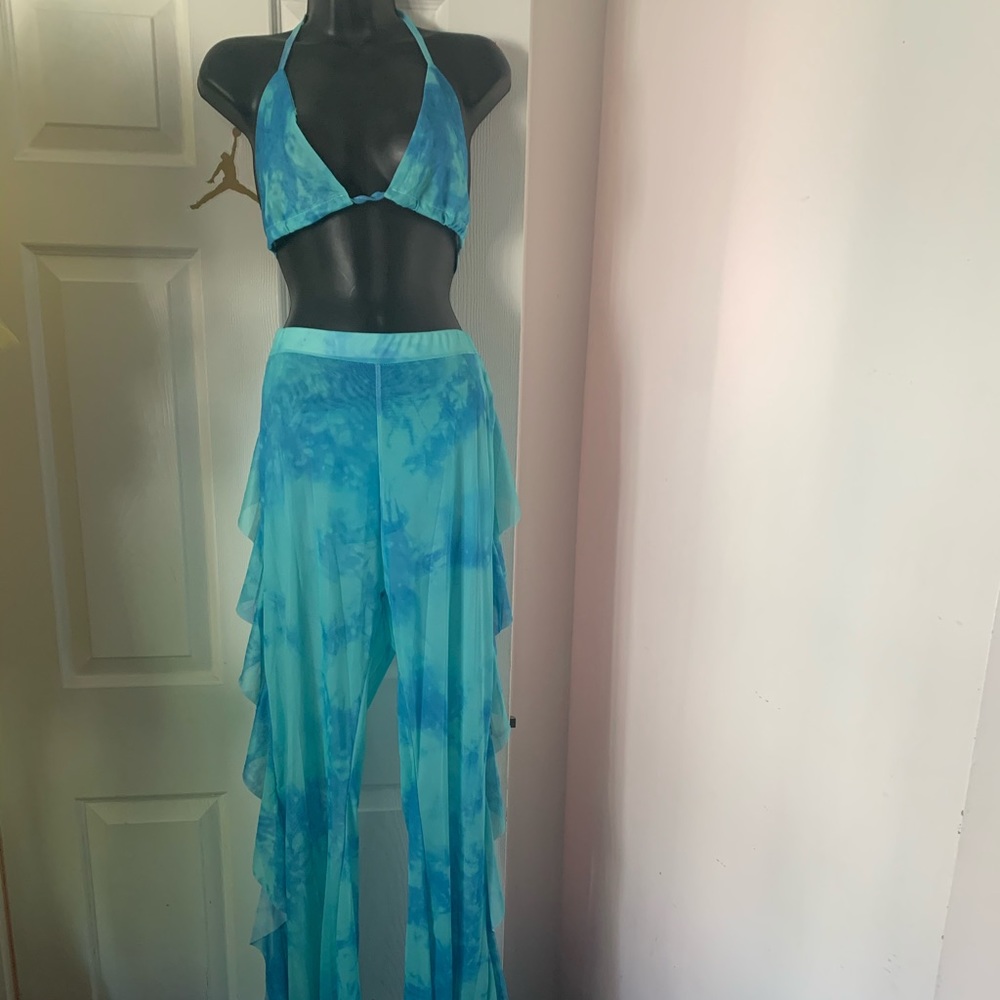 Plus Size Sheer Coverup Pants/ top (new)